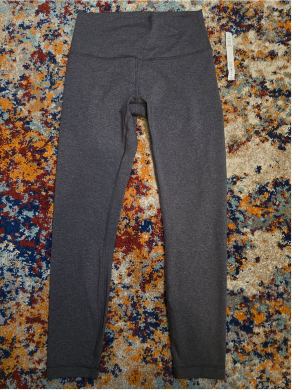 Lululemon Wunder Under High Rise Luxtreme Leggings Heathered Gray Size 8